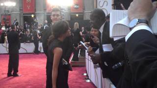 Oscar Red Carpet 2014 Emma Watson [upl. by Nahgen]