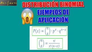 Qué es la distribución binomial y ejemplos de aplicación [upl. by Rianon186]