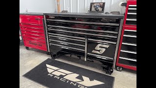 UPDATED 68” Snapon Epiq Tool Box Tour  Small Engine Mechanic  DBC Racing [upl. by Assilla]