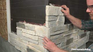 How to Install StoneVeneer Siding Panels [upl. by Rafferty428]