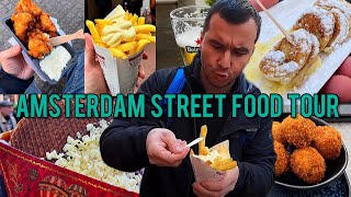 Amsterdam Street Food Tour 🇳🇱 [upl. by Ailey]