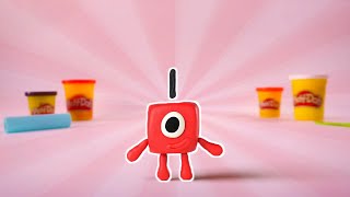 Numberblocks  Learn Numbers with PlayDoh  Number 1  World PlayDoh Day  Learn with PlayDoh [upl. by Anelrahs75]