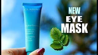 CLARINS New HydraEssentiel EYE MASK  My Honest Review Product Talks [upl. by Ilrahs]