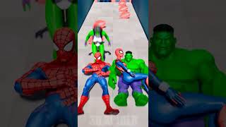 Kiss Run Spiderman vs Hulk fo Barry Prison gta spiderman [upl. by Akselav]