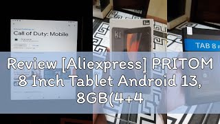 Review Aliexpress PRITOM 8 Inch Tablet Android 13 8GB44 Expand RAM 64GB ROM1TB Expand1280x8 [upl. by Ordnajela]