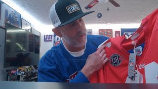 New York Giants 2004 Eli Manning Rookie Red Authentic Mitchell and Ness Jersey Unboxing [upl. by Alenson906]