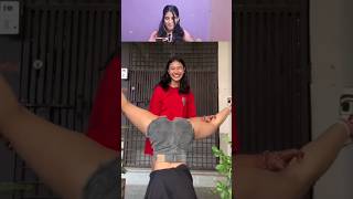 Cute girl dance funny video Reaction  7  funny shorts ytshorts [upl. by Eilrahs]