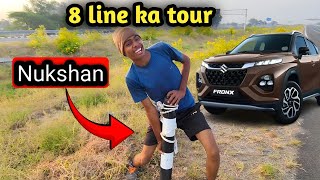 8 line ka tour kya Nukshan ho kya 🤔। great man vlog vlog comedyvlog [upl. by Spevek]