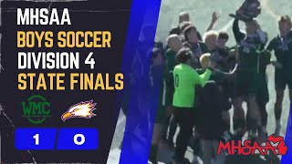 MHSAA Div 4 State Final Highlights Muskegon Western Michigan Christian vs Plymouth Christian Acad [upl. by Ahsyla]