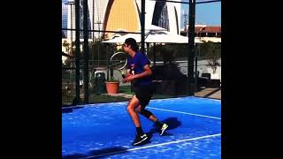 Lore Musetti  Tennis training in a padel court [upl. by Ddej]