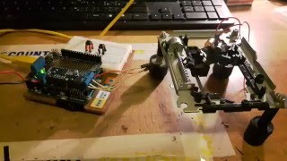 Arduino  MOTORE STEPPER  Adafruit MOTOR Shield v23 [upl. by Wobniar]