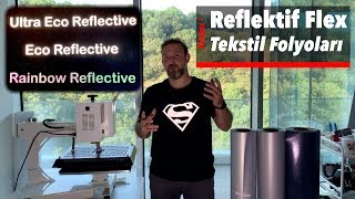 Reflektör Tekstil Folyosu  Reflektif Flex Nedir Nasıl Uygulanır [upl. by Arak]