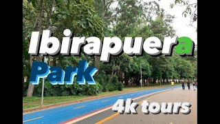 Ibirapuera park in São Paulo 4k tours [upl. by Oirtemed]