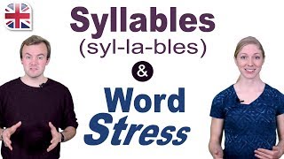 Syllables and Word Stress  English Pronunciation Lesson [upl. by Yror]