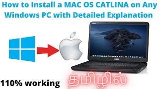 How to Install a MAC OS CATLINA on any Windows PC with clear explanationYoutubeTechabsr [upl. by Huber]