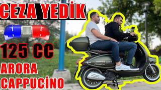 ARORA CAPPUCİNO 125 CC EHLİYETSİZ MOTOR KULLANMAK  SCOOTER TANITIMI [upl. by Nevram]