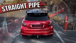 Peugeot 207RC Straight Pipe  Sound Clips [upl. by Euqinomad430]