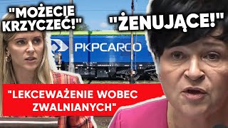 quotŻenującequot Awantura o masowe zwolnienia Borowiak atakuje Gajewską w Sejmie [upl. by Eyot]