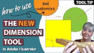 How to Use and Customize the NEW Dimension Tool in Adobe Illustrator [upl. by Aholah740]