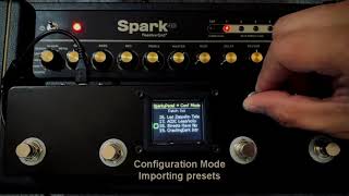 SparkyPedal  Main Features  Spark Amp Footswitch [upl. by Epolenep]