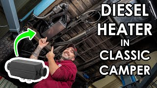 HOW TO FIT A DIESEL HEATER IN A CLASSIC CAMPER [upl. by Parthenia645]