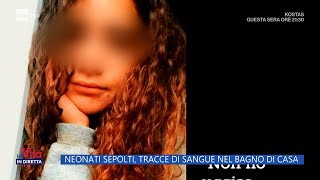 Neonati sepolti tracce di sangue nel bagno di casa  La vita in diretta 19092024 [upl. by Ddarb888]