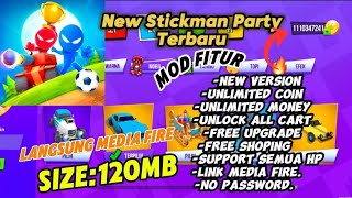 DOWNLOAD GAME Stickman Party Mod Apk Terbaru v2456 Unlimited Coin  All Unlocked [upl. by Hoopen]