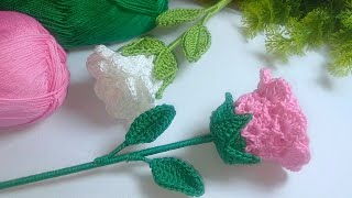 Flores tejidas a crochet tutorial completo [upl. by Llebiram]