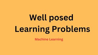 well posed learning problemsmachine learning in telugu [upl. by Sager69]