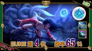 【EUNEチャレ4位MID】女王様のグレイシャルアーリ【世界のチャレ上位のソロQをサクサクと】League of Legends challengers soloQ EUNE Ahri [upl. by Townshend]