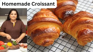 Homemade Easy Croissant Recipe  Yummy Tummy Aarthi [upl. by Annawot393]