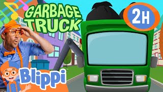 Garbage Truck Song  2 Hours of BLIPPI Songs  Educational Songs For Kids [upl. by Lanza]