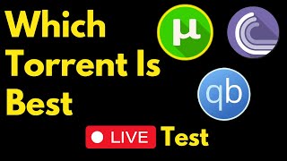 Live Test Which Torrent Is Best For Downloading Uttorrent  Bittorrent OR Qbittorrent [upl. by Priscella219]