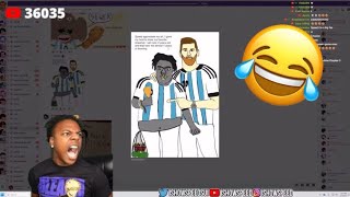 SPEED REACTS TO FAN ART PT2 FUNNY [upl. by Isayg]