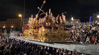 Semana Santa 2024 Cofradía de Nueva Esperanza en Tribuna de los Pobres y Carreteria Málaga [upl. by Kenji785]