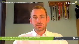 Glenigan Construction Industry Forecast 20242025  David Bain NBS [upl. by Mazonson]