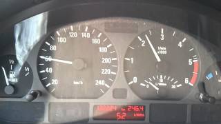 BMW E46 320d Chip Chipped 60  100 kmh 3 Gear Acceleration [upl. by Eseerahs]