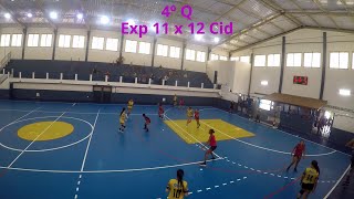 Handebol Expressão 12 x 15 Cidinha  JEESP 2024 Sub14 Feminino [upl. by Dacey]