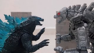 Godzilla vs Mechagodzilla  STOP MOTION EPIC BATTLE [upl. by Lamori366]