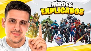 TODOS LOS HÉROES de MARVEL RIVALS EXPLICADOS 33 HÉROES [upl. by Bonnice]