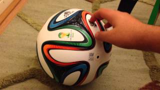 Adidas Brazuca Official Match Ball UnboxingQuick Review [upl. by Iba270]