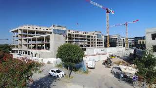 Timelapse Framatome WorkIn Park Lyon 7  Réalisation dun campus tertiaire de 27500 m2 [upl. by Votaw]