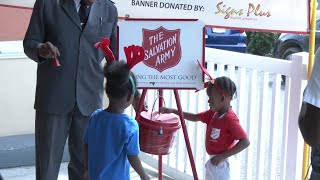 SALVATION ARMY’S CHRISTMAS KETTLE INITIATIVE LAUNCHED [upl. by Hoag212]