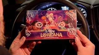 First Ever Full Box Car Pull Magic Lorcana  Shimming Skies  Booster Box Unboxing [upl. by Antipas]