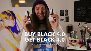 Buy Black 40 Get Black 40 BlackPaint Paint Painting Artist Art Promo sale artsy painter [upl. by Aloke]