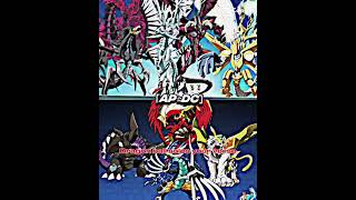 Signer Dragons Yugioh 5ds vs Four Sacred Beasts Beyblade Classic [upl. by Yreme]