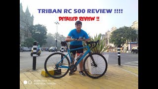 TRIBAN RC500 REVIEW  ROAD BIKE  MUMBAI [upl. by Laurette958]