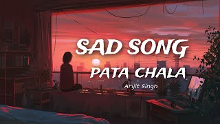 Pata chala lyricsArijit Singh song  sad song  hindi song  lofi sad broken  Lofi Music 01 [upl. by Atihana123]