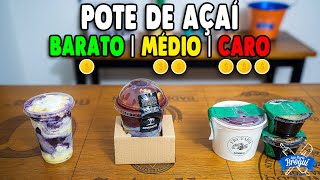 PROVEI POTE DE AÇAÍ BARATO  MÉDIO  CARO QUAL O MELHOR AnaMariaBrogui [upl. by Clyte502]