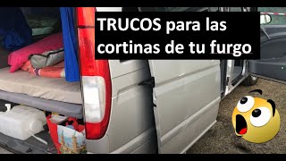 CÓMO PONER CORTINAS A TU CAMPER ► 4 TRUCOS que NO CONOCES FUNCIONA 😱 [upl. by Romelle]